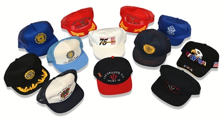 (12) V.F.W / American Legion Hats