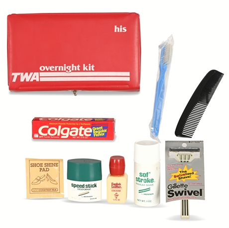 Vintage TWA Overnight Kit