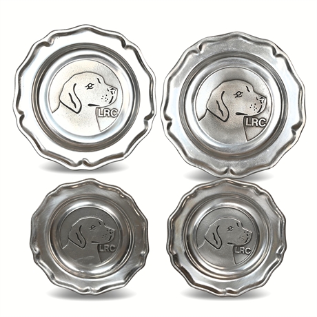 Pewter Labrador Retriever Club Plates