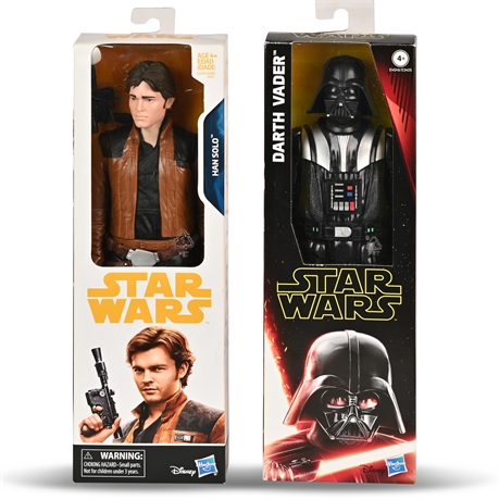 Star Wars: Han Solo & Darth Vader Action Figures