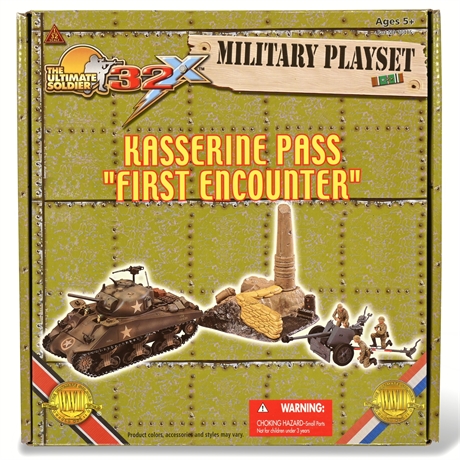 "Kasserine Pass First Encounter" Military Playset