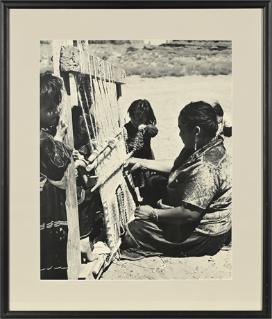 Navajo 'Weaver' 1966 Photograph