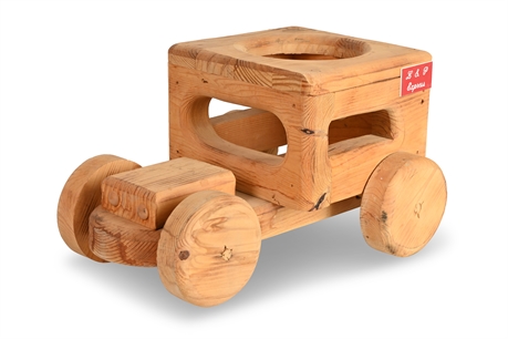 Vintage Wood Toy Car