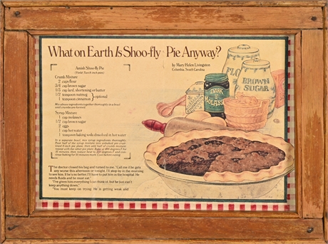 Shoofly's Shoo-fly Pie Recipe