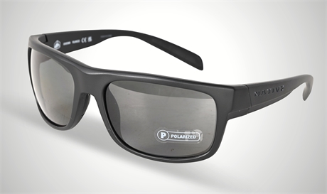 Native Eyewear Ashdown Sunglasses – Matte Black, Polarized, Complete Set