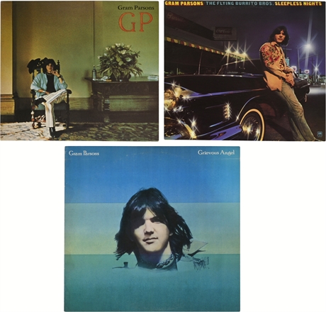 Gram Parsons w/ EmmyLou Harris - 3 Albums