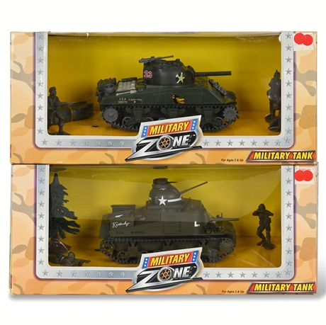 Military Zone Diecast Tanks