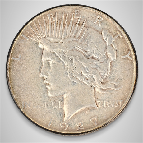 1927-S Peace Silver Dollar – San Francisco Mint – .900 Silver
