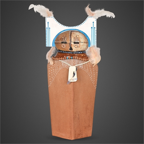 Diana LeMarbe 2008 Kachina-Inspired Terracotta Figural Sculpture