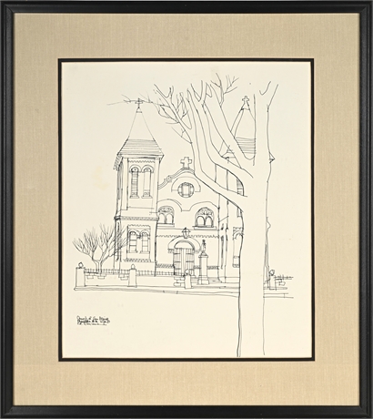 Church of San Albino, Mesilla, N.M. — Ed Williams, 1973