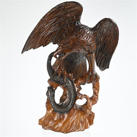 Eagle and Serpent Statue