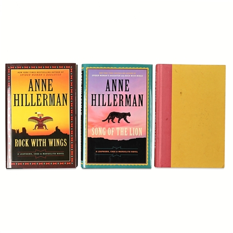 Anne Hillerman Mystery Hardcover Trio — Rock, Song & Cave