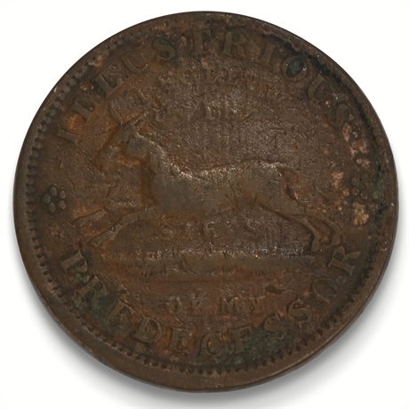 1837 Hard Times Token – "Executive Experiment" Political Satire