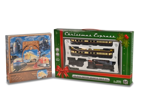Christmas Express Train & Puzzle