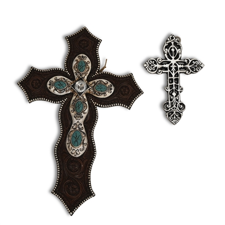 Pair Decorative Crosses