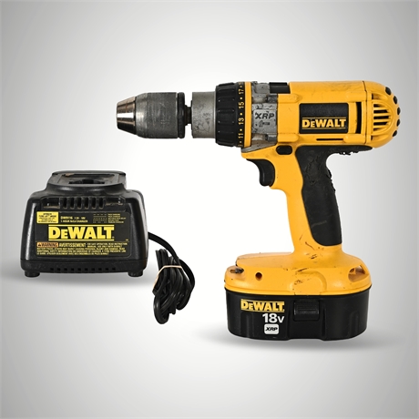DeWalt 18V XRP Cordless Drill Kit — DW988, DC9096 Battery, DW9116 Charger