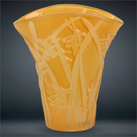 Phoenix Consolidated Katydid Flared Vase