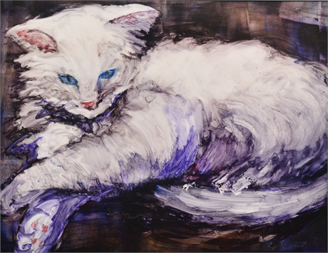 "White Cat" by Lois Smith