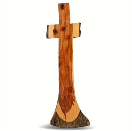 30" 'Wood Dan' Cedar Cross