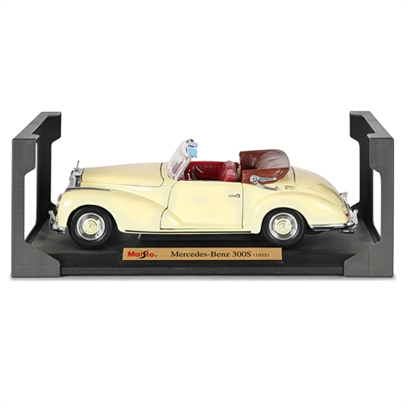 Maisto 1955 Mercedes-Benz 300S Cabriolet 1:18 Diecast Model