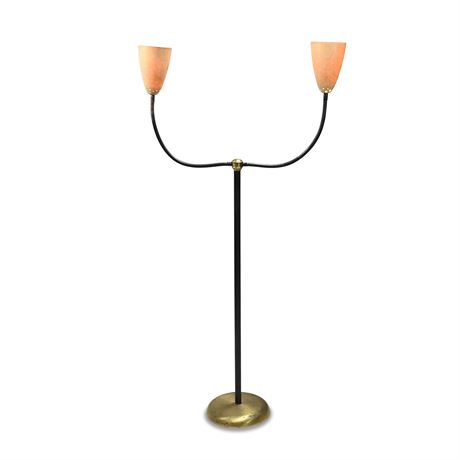 Mid-Century Fiberglass Floor Lamp