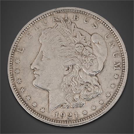 1921-D Morgan Silver Dollar, Denver Mint