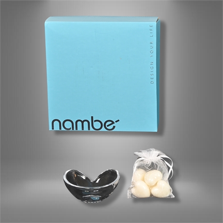 Nambe' Crystal Heart Bowl Gift Set with Box