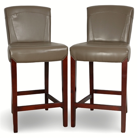 Pair Safavieh Ken Bar Stools