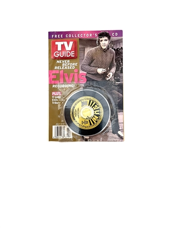Collectible - Elvis Mini-CD with TV Guide