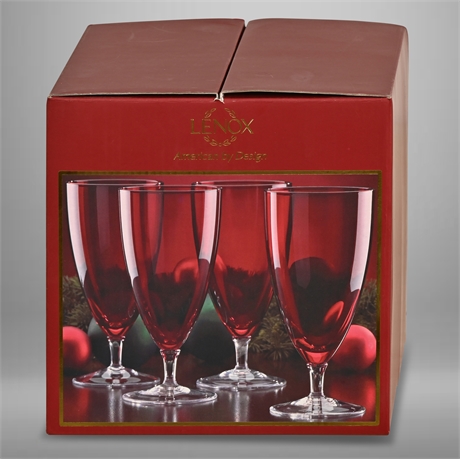 Lenox "Holiday Venue" Goblets