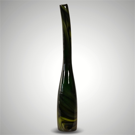 27" Blown Glass Vase