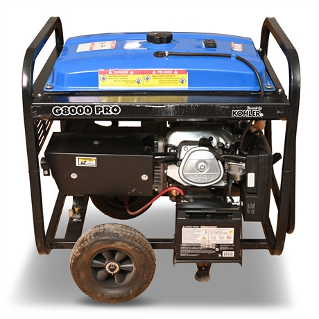 Kohler Pow-R Quip 8000W Generator!