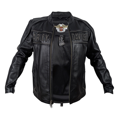 Harley-Davidson Road Warrior Leather Jacket 98138-09VM — Size L, Reflective
