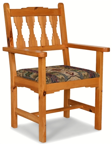 Taos Carved Armchair