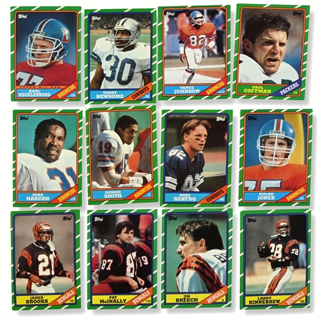 1986 Topps Football Card Collection