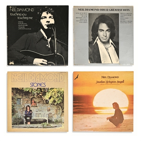 Neil Diamond Vinyl LP Lot — Stones, Touching You Touching Me