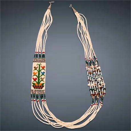 Najavo Rena Charles "Tree of Life" Beaded Necklace