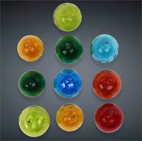 (10) Glass Fishing Floats/Orbs