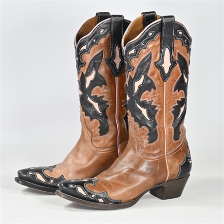 Ladies Resistol Ranch Boots Size 7 B