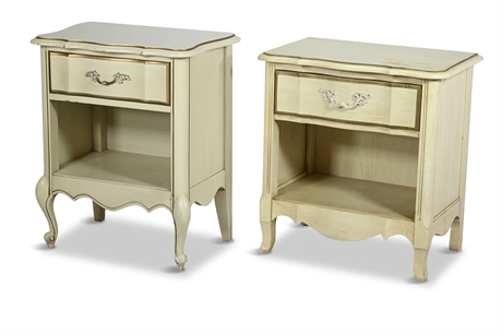 Pair French Provincial Night Stands
