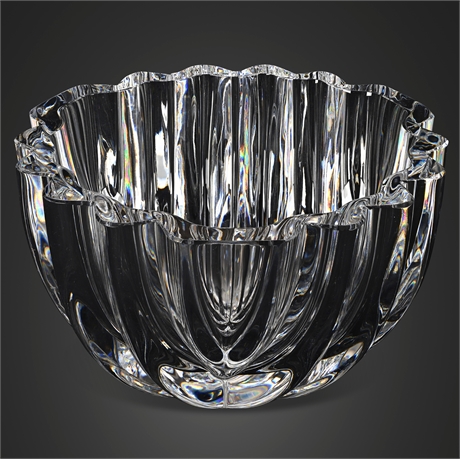 Orrefors “Isabella” Crystal Bowl #4368-12 – Lars Hellsten Design, Signed
