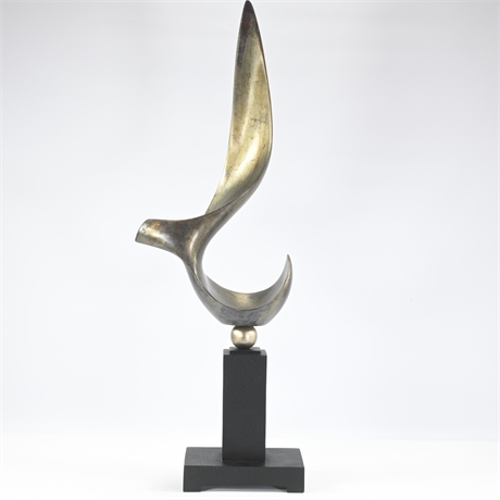 Modernist Bird Form Sculpture