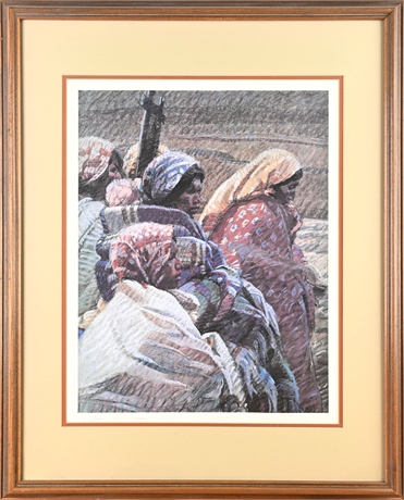 George Carlson Tarahumara Women Limited Edition Print, 1983 — #74/300