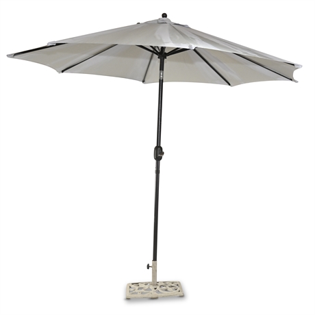 Umbrella with Hampton Bay Stand