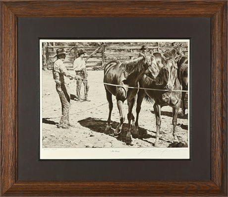 Robert "Shoofly" Shufelt The Reata Artist Proof Signed Lithograph