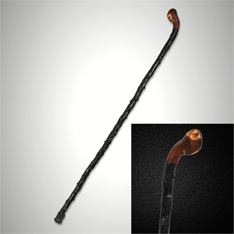 Irish Blackthorn Shillelagh Walking Stick with Knob Handle