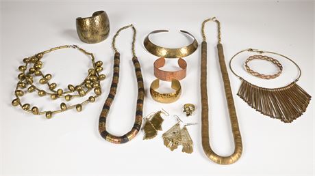 Vintage Brass Jewelry