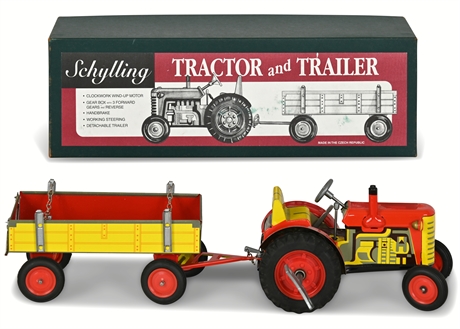Schylling Tractor and Trailer