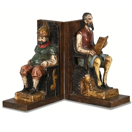 Don Quixote & Sancho Panza Bookends