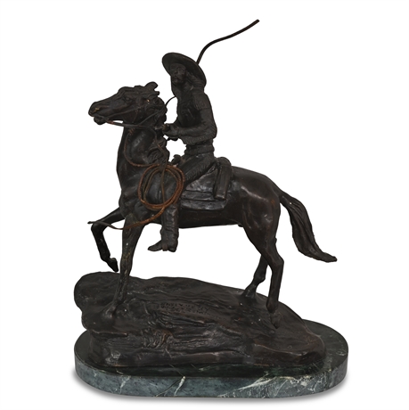Bronze Sculpture Inspired by Frederic Remington